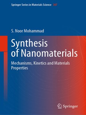 cover image of Synthesis of Nanomaterials